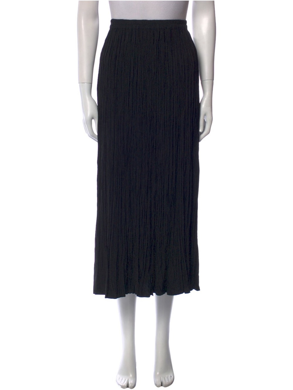 Peter Cohen Black Silk Skirt